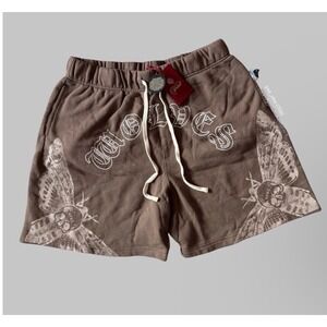 Darc Sport Moths End‎ OS Post Lounge Sweat Shorts Red Tag 1 /500 Size M